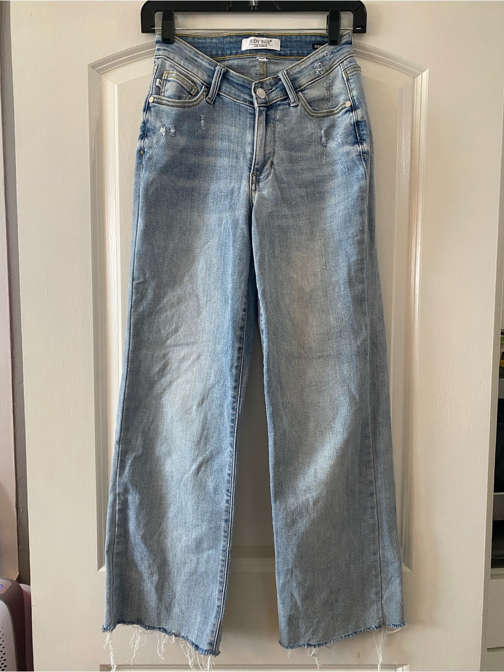 Judy Blue Light Blue Straight Jeans / Size 1/25 / VGUC